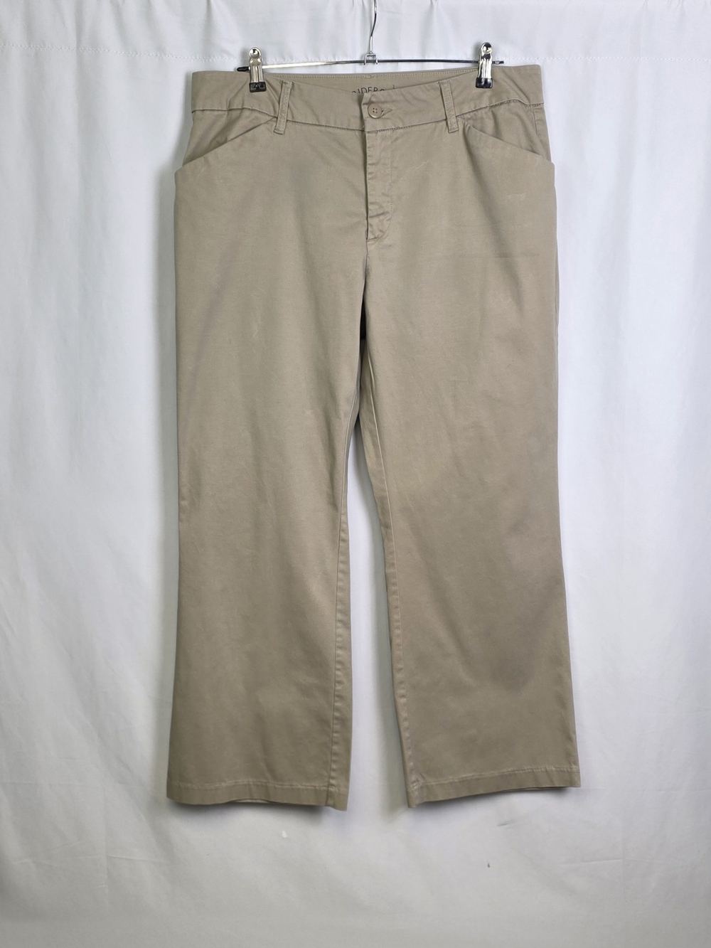 Women's Riders by Lee Curvy Khaki Pants Size 18P